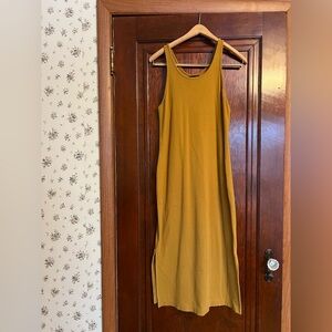 Banana Republic Mustard Midi Dress